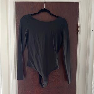 Madewell Black Long Sleeve Bodysuit